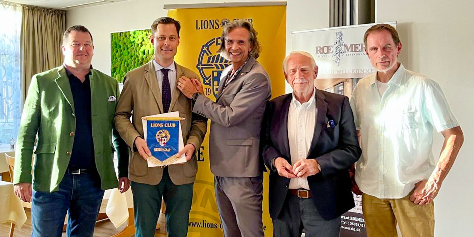 Felix Graf von Hardenberg als Neumitglied aufgenommen